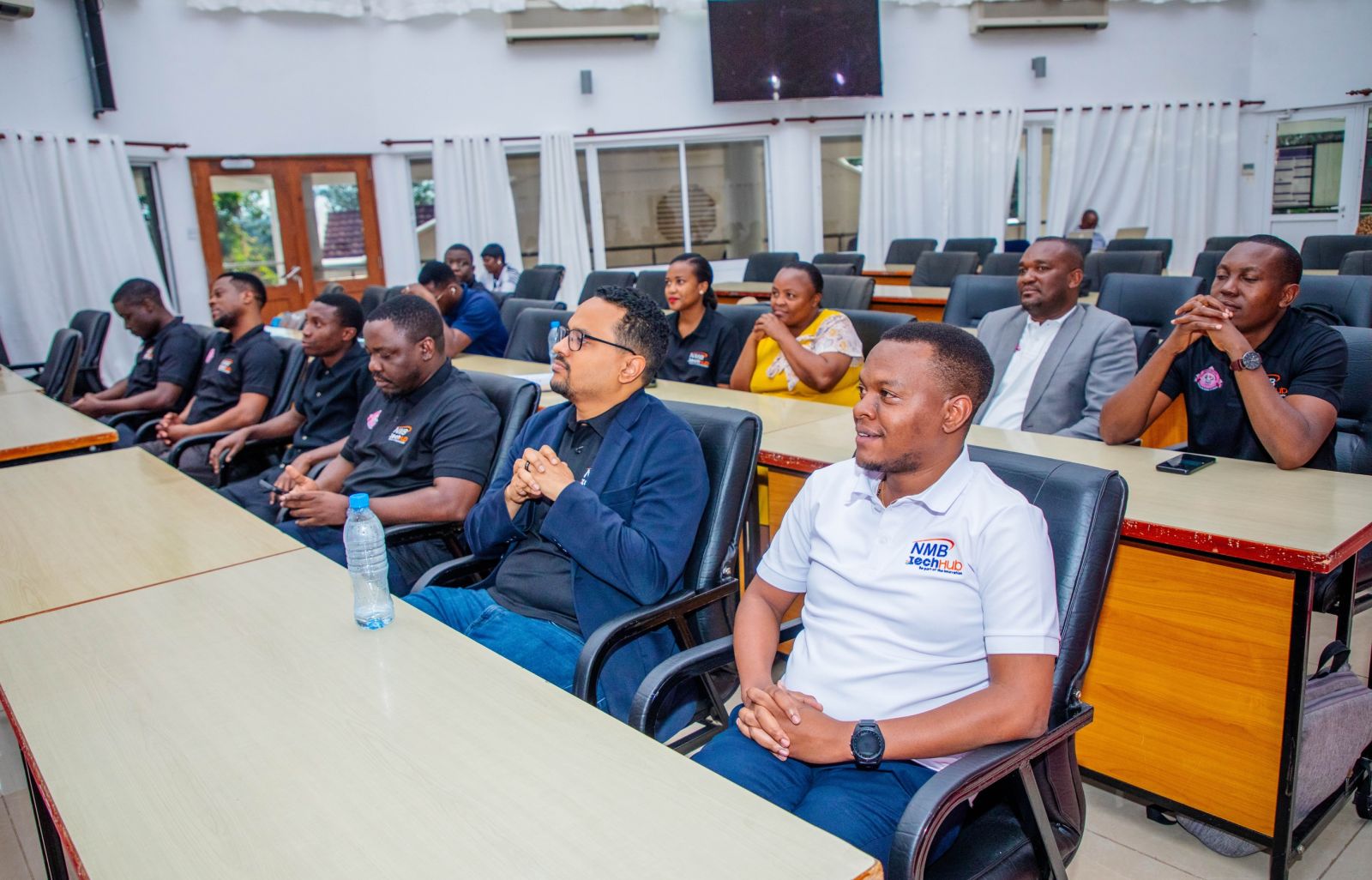 The cohort during a session